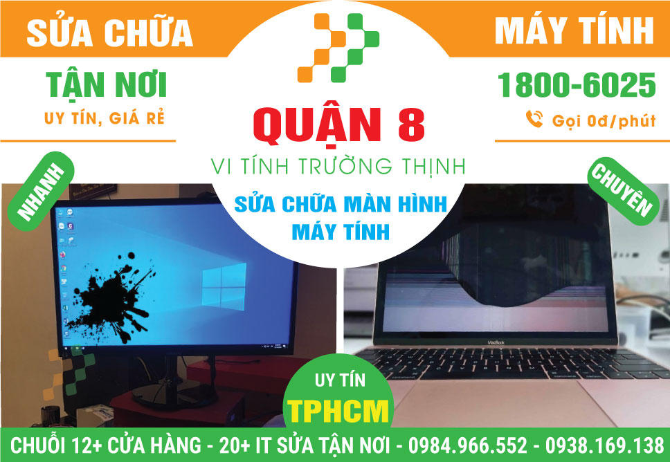 Sửa Màn Hình Máy Tính Tại Quận 8 Lấy Ngay