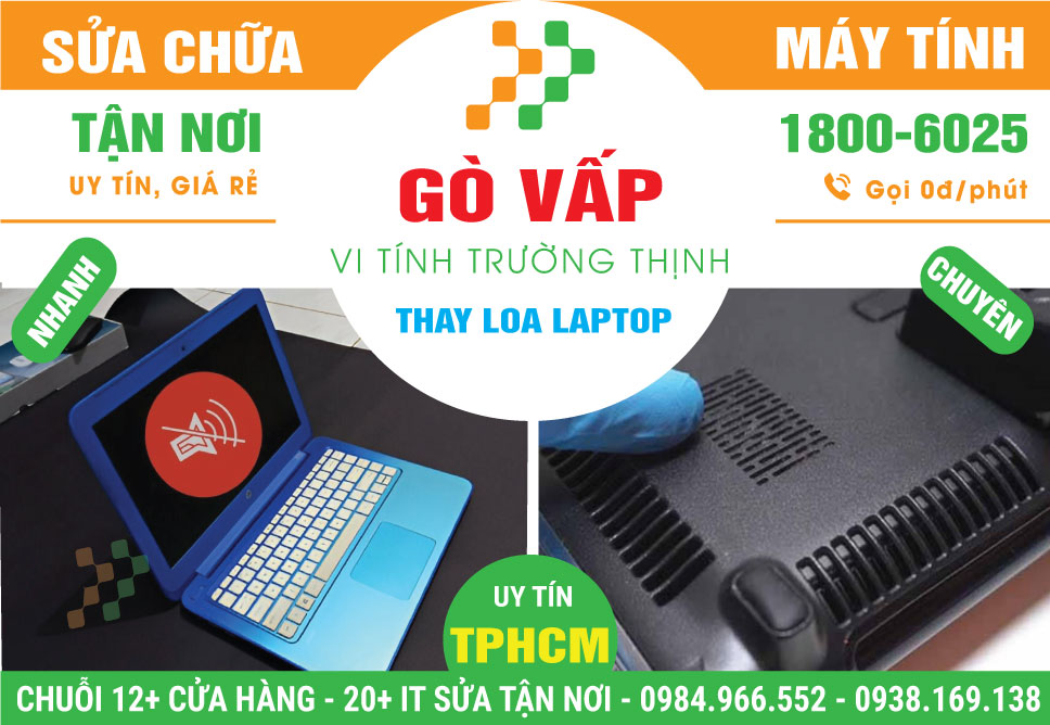 Thay Loa Laptop Quận Gò Vấp Tận Nhà