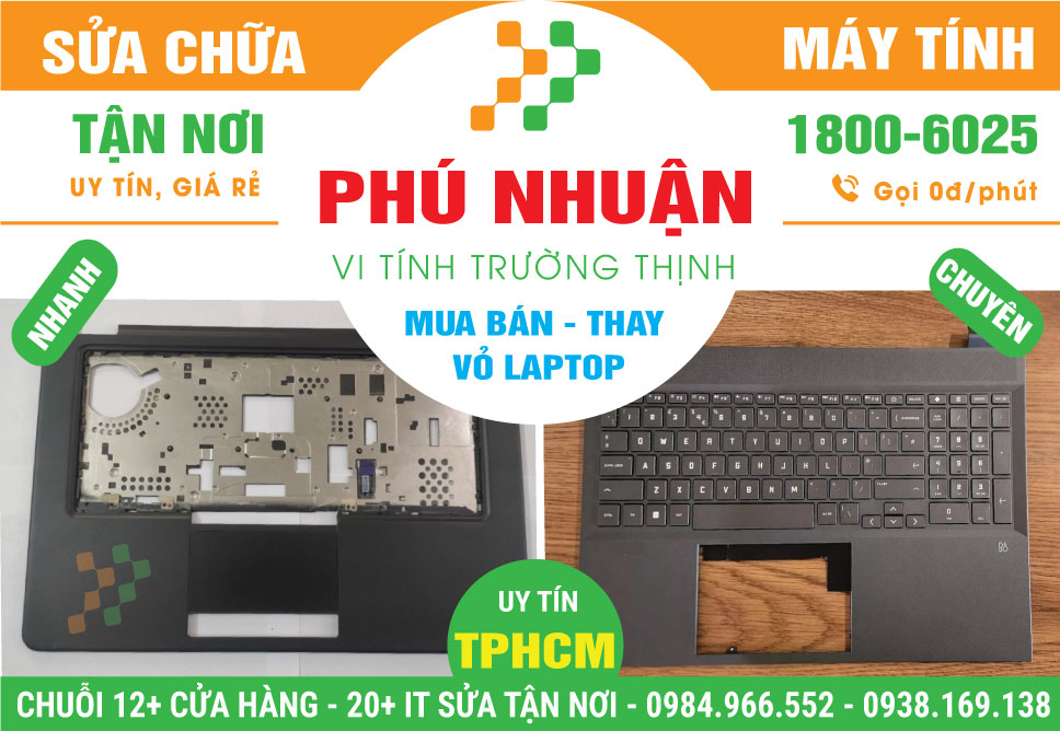 Thay Vỏ Laptop Quận Phú Nhuận Lấy Liền