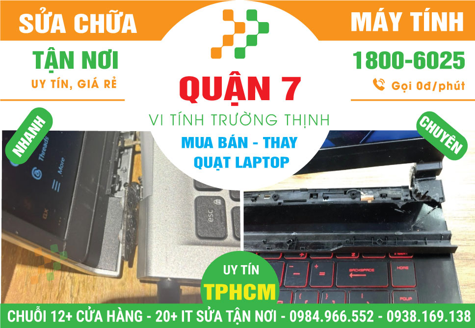 Thay Bản Lề Laptop Giá Rẻ Lấy Ngay Ở Quận 7