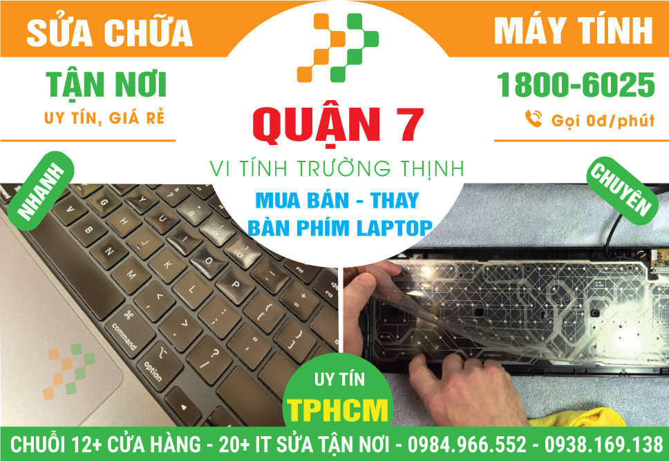 Thay Bàn Phím Laptop Tận Nơi Tại Quận 7