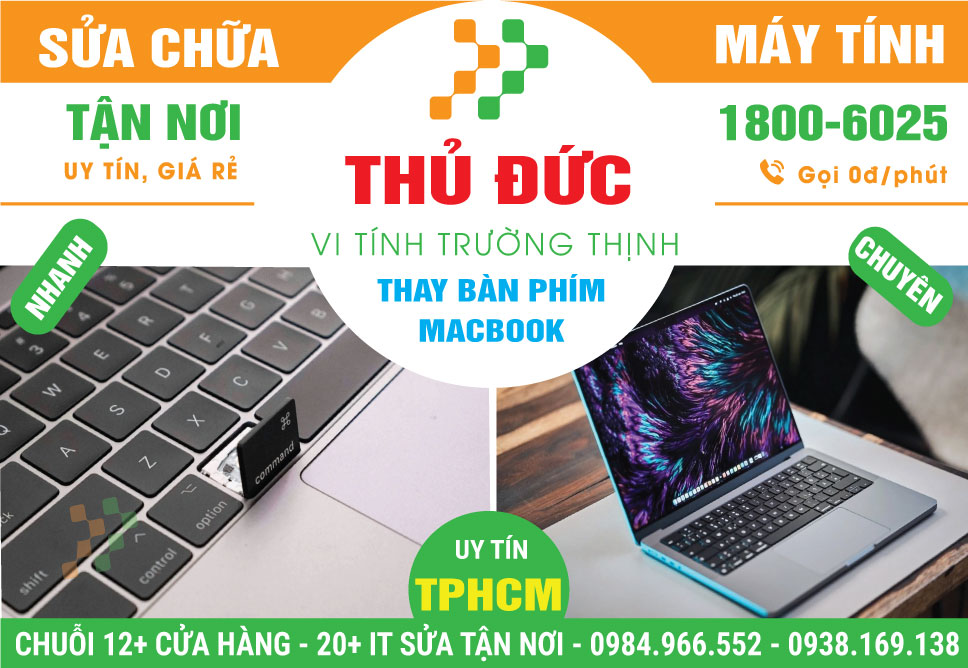 Thay Bàn Phím Macbook Quận Thủ Đức Giá Rẻ