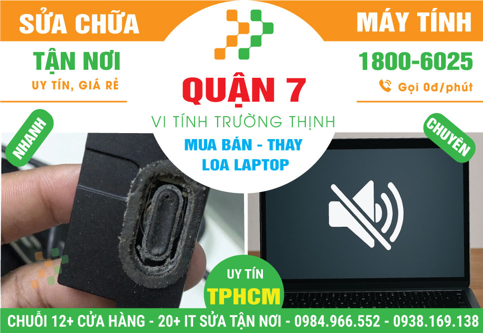 Thay Loa Laptop Lấy Ngay Giá Rẻ Tại Quận 7