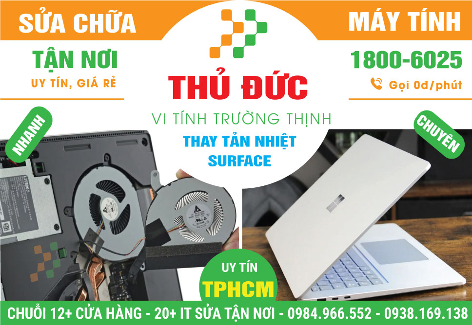 Thay Quạt Surface Quận Thủ Đức Uy Tín