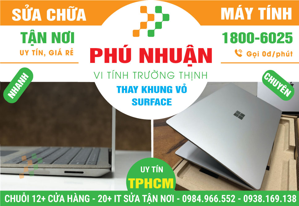 Thay Vỏ Surface Quận Phú Nhuận Giá Rẻ