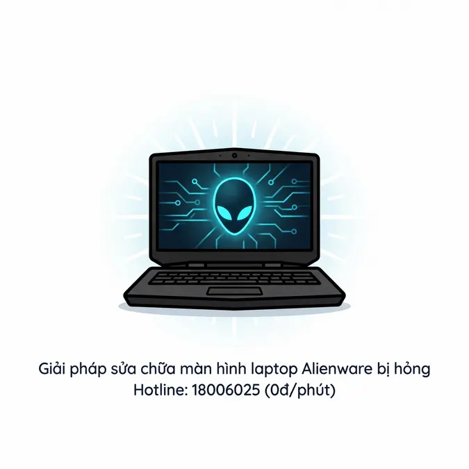 Giải pháp sửa chữa màn hình laptop Alienware bị hỏng