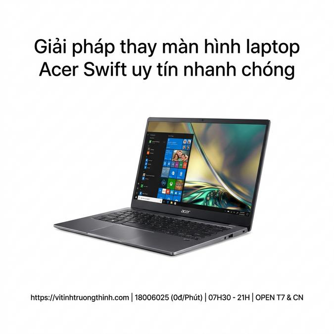 Giải pháp thay màn hình laptop Acer Swift uy tín nhanh chóng