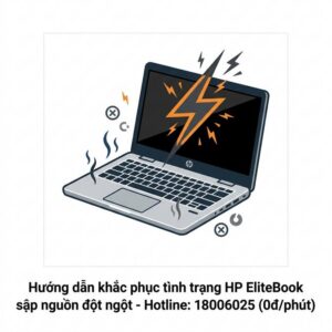 Cách sửa laptop HP EliteBook bị sập nguồn đột ngột lấy ngay tại TPHCM