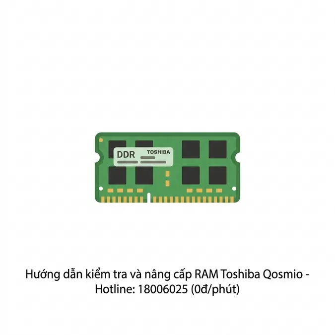 Hướng dẫn kiểm tra và nâng cấp RAM Toshiba Qosmio