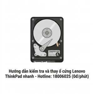 Thay ổ cứng laptop Lenovo ThinkPad giá rẻ lấy ngay tại TPHCM