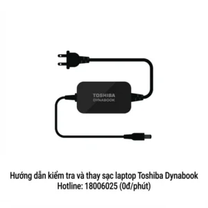 Thay sạc adapter laptop Toshiba Dynabook giá rẻ lấy ngay tphcm? Dịch vụ sửa lấy ngay