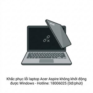 Cách sửa laptop Acer Aspire không vào được Windows uy tín