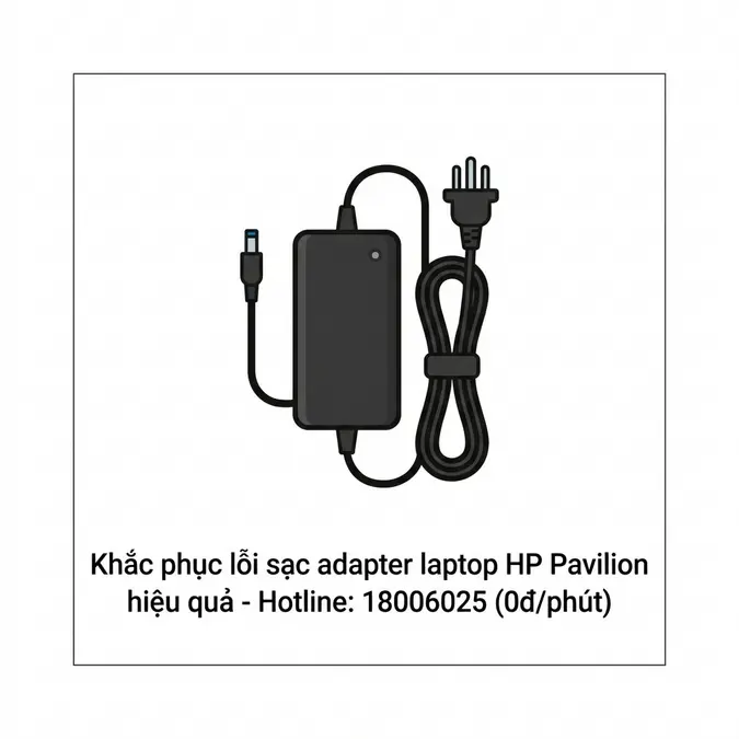 Khắc phục lỗi sạc adapter laptop HP Pavilion hiệu quả