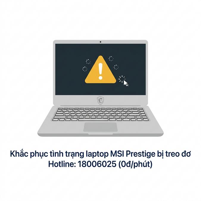 Khắc phục tình trạng laptop MSI Prestige bị treo đơ