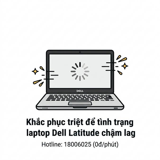 Khắc phục triệt để tình trạng laptop Dell Latitude chậm lag