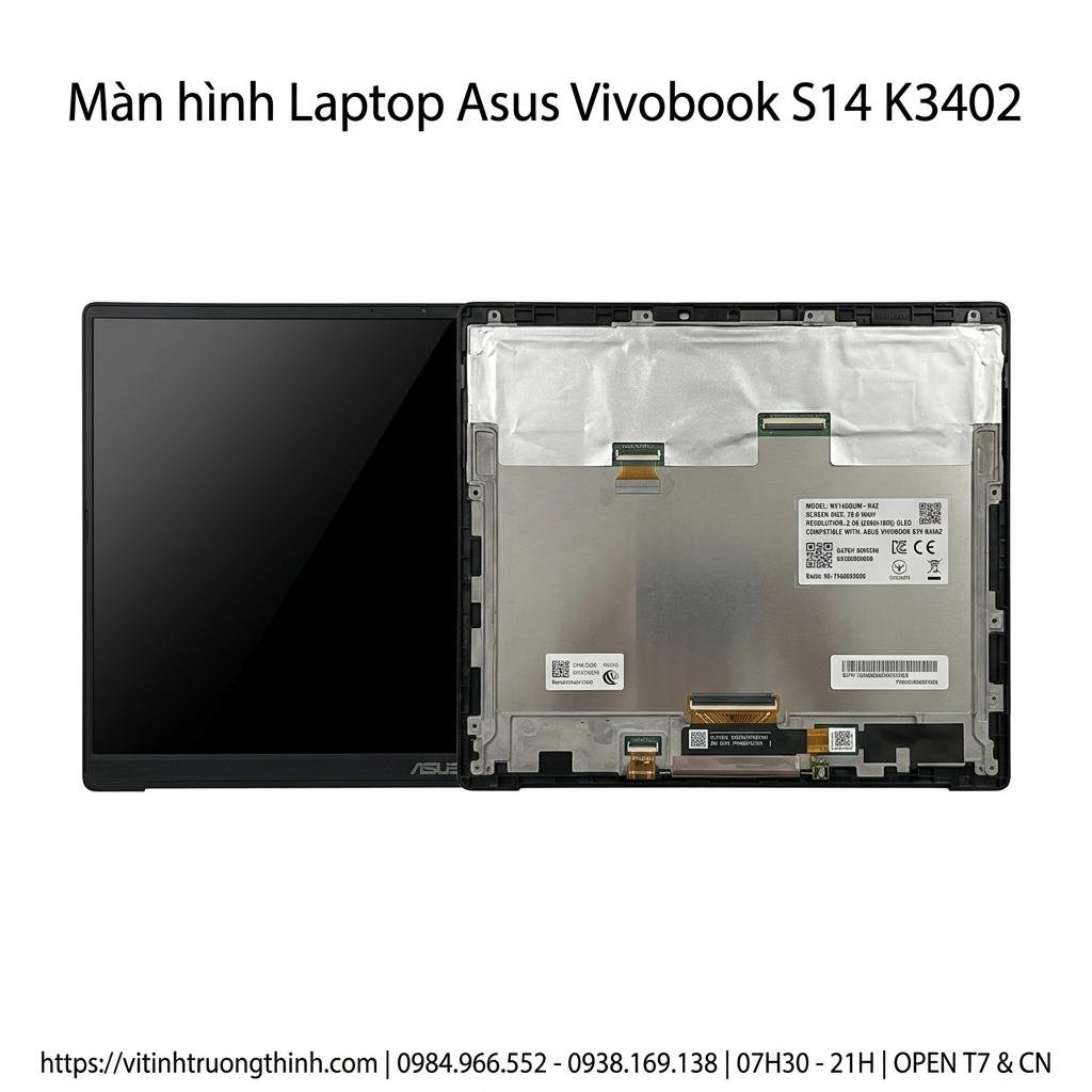 Màn Hình Laptop Asus Vivobook S14 K3402 Chính Hãng Sắc Nét, Thay Lấy Ngay giá rẻ tại TPHCM