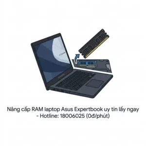 Nâng cấp RAM laptop Asus Expertbook giá rẻ lấy ngay tại TPHCM?