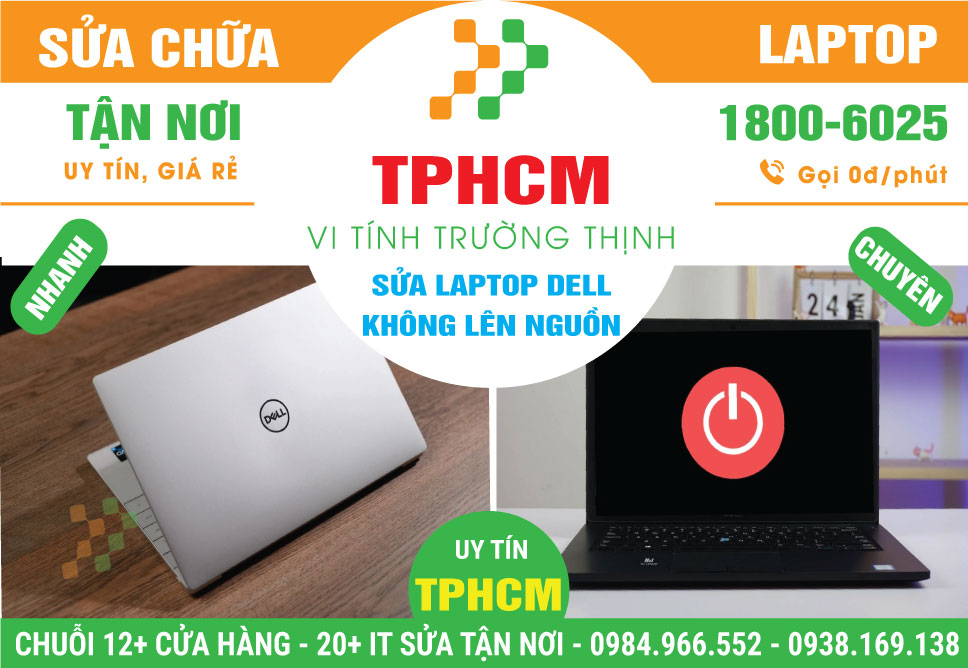 Sửa Laptop Dell Bật Không Lên Nguồn Nhanh Lấy Ngay