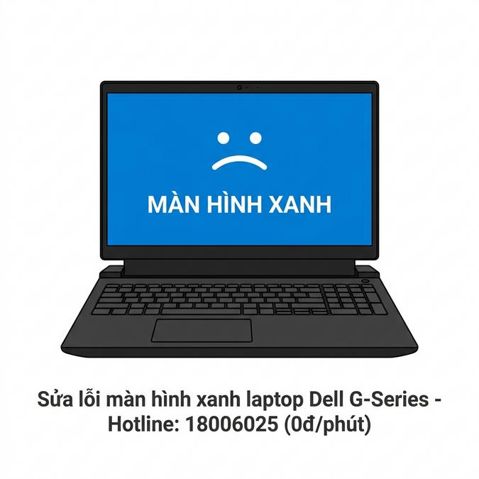 Sửa lỗi màn hình xanh laptop Dell G-Series