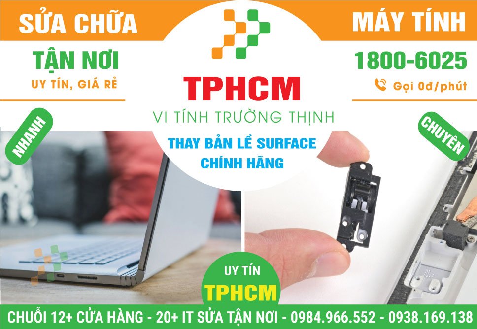 Thay Bản Lề Surface Tận Nơi Tại TPHCM