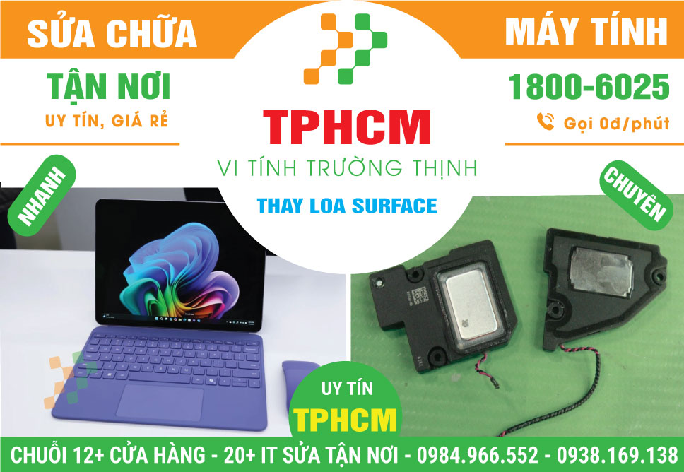 Thay Loa Surface Chính Hãng Tại TPHCM