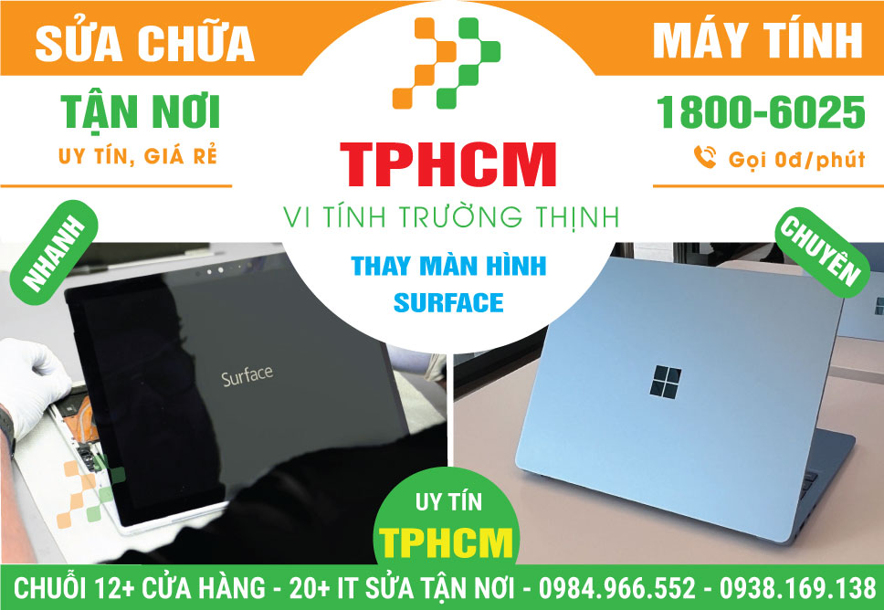 Thay Màn Hình Surface Lấy Ngay Tại TPHCM