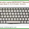 Thay Bàn Phím Laptop Microsoft Surface Book, Book 2, 3 (13.5-inch, 15-inch) Lấy Liền Chính Hãng
