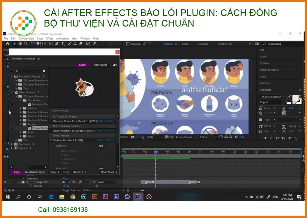 Cài After Effects Báo Lỗi Plugin: Cách Đồng Bộ Thư Viện & Khắc Phục Chuẩn Chuyên Gia