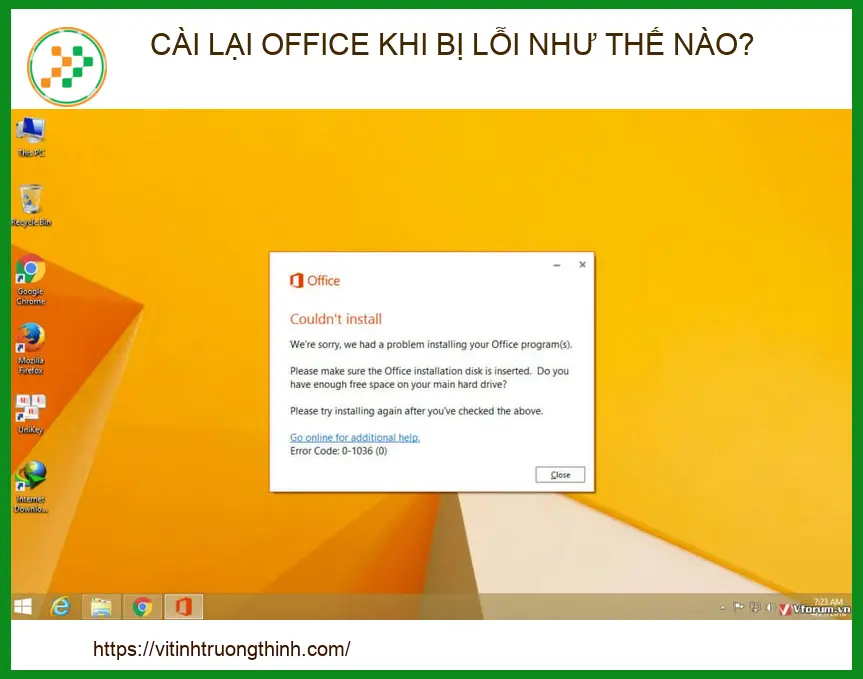 Cài lại Office khi bị lỗi: Hướng dẫn xử lý triệt để từ chuyên gia