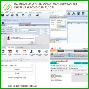 Hướng dẫn cài đặt phần mềm chấm công & Kết nối địa chỉ IP từ A-Z (2026)