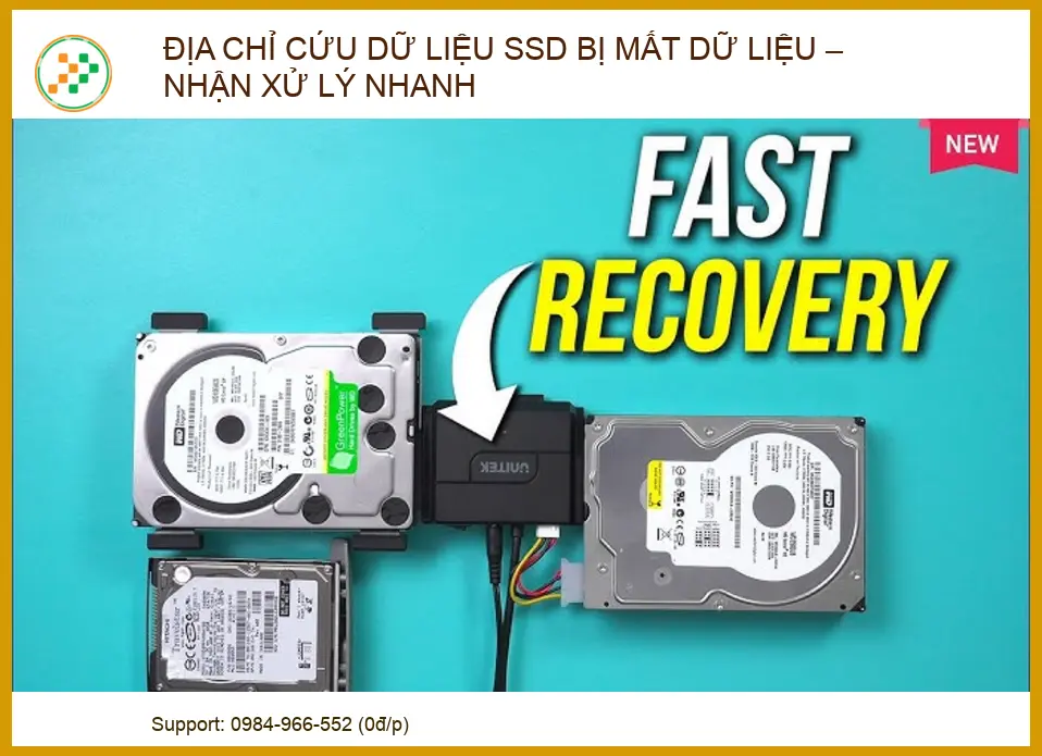 Địa chỉ cứu dữ liệu SSD uy tín – Nhận xử lý nhanh lấy ngay tại chỗ