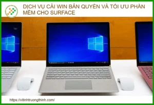 Dịch vụ cài Win bản quyền và tối ưu phần mềm Surface chuyên nghiệp tại TP.HCM
