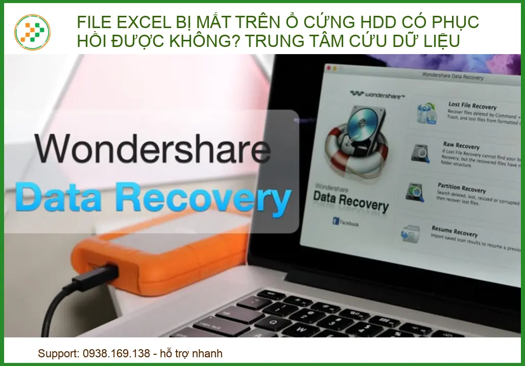 File Excel bị mất trên ổ cứng HDD có phục hồi được không? Trung tâm cứu dữ liệu uy tín