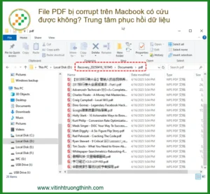 File PDF bị corrupt trên Macbook có cứu được không? Giải pháp phục hồi hiệu quả