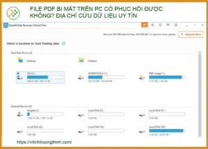 File PDF bị mất trên PC có phục hồi được không? Hướng dẫn từ chuyên gia 2024