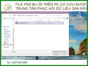 File PSD Bị Lỗi Trên PC: Hướng Dẫn Khôi Phục & Giải Pháp Phục Hồi Dữ Liệu Chuyên Nghiệp