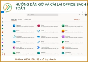 Hướng dẫn gỡ và cài lại Office sạch hoàn toàn: Giải pháp triệt để từ chuyên gia