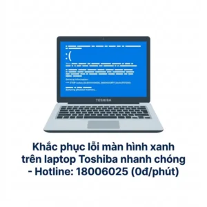 Cách sửa laptop Toshiba Satellite bị màn hình xanh lấy ngay tại TPHCM