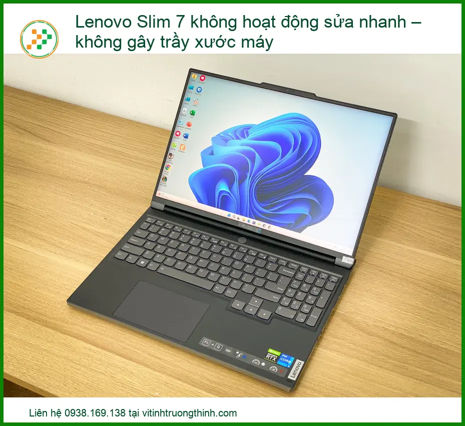 Lenovo Slim 7 không hoạt động: Sửa nhanh tại nhà, cam kết không trầy xước máy