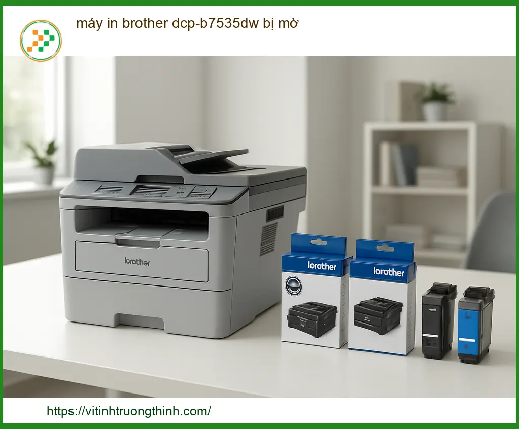 Máy In Brother DCP-B7535DW Bị Mờ: Nguyên Nhân Và Cách Khắc Phục Tận Gốc