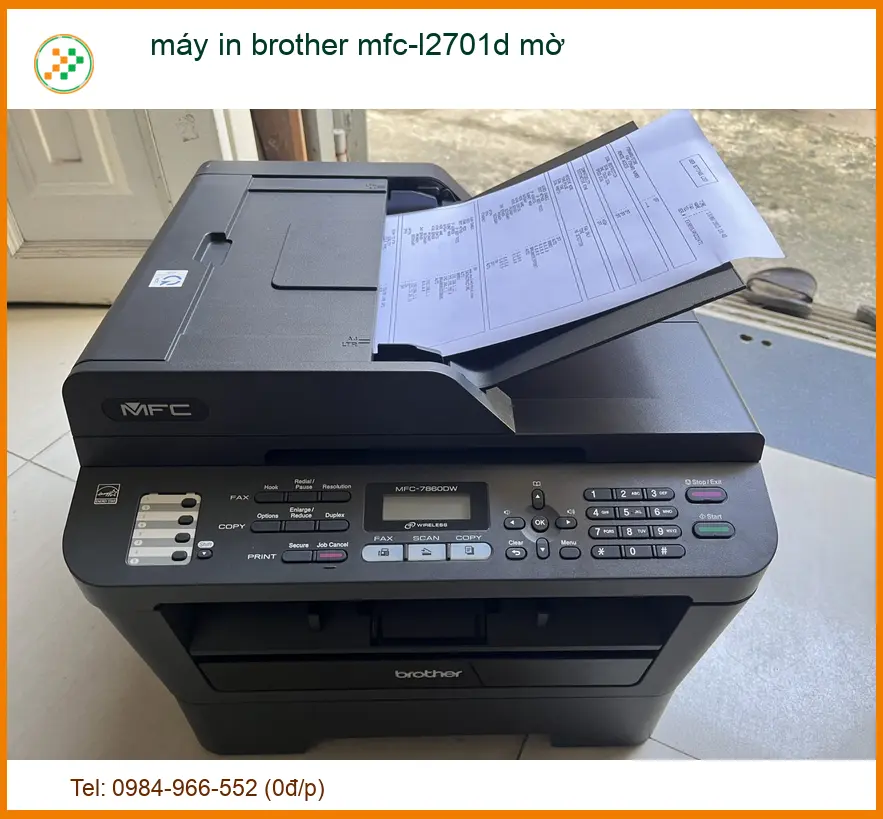 Máy In Brother MFC-L2701D Bị Mờ: Nguyên Nhân Và Cách Khắc Phục Triệt Để