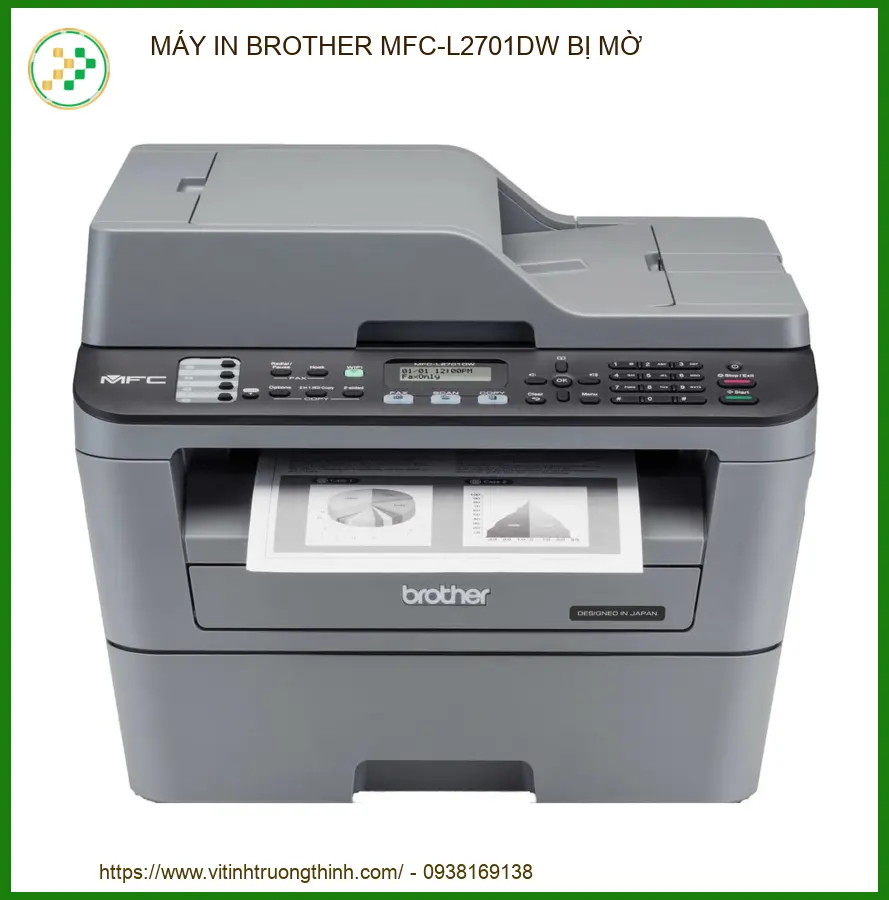 Máy In Brother Mfc-l2701dw Bị Mờ – Trung Tâm Sửa Chữa Uy Tín Tphcm