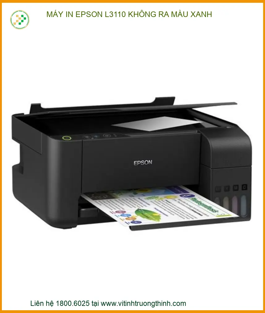 Máy In Epson L3110 Không Ra Màu Xanh – Trung Tâm Sửa Chữa Uy Tín Tphcm
