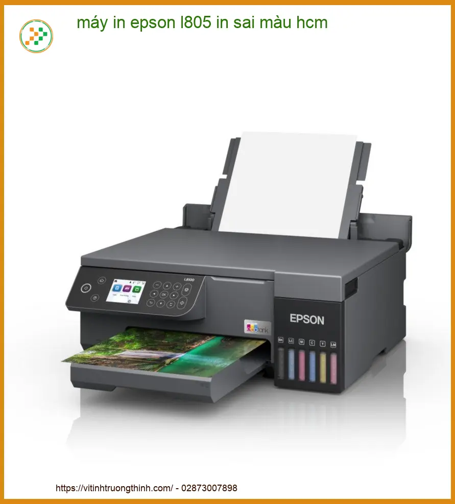 Máy In Epson L805 In Sai Màu HCM: Nguyên Nhân & Cách Khắc Phục Triệt Để