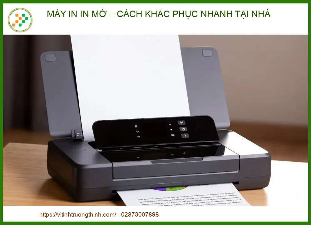 Máy in in mờ – Cách khắc phục nhanh tại nhà hiệu quả 100%