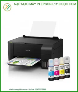 Nạp Mực Máy In Epson L1110 Bị Sọc Tại HCM: Dịch Vụ Tận Nơi Chuyên Nghiệp