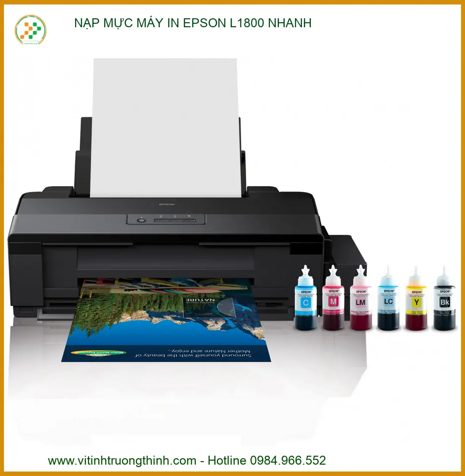 Nạp Mực Máy In Epson L1800 – Địa Chỉ Sửa Chữa Uy Tín Giá Rẻ Tphcm