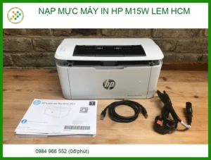 Nạp Mực Máy In HP M15w Bị Lem HCM – Dịch Vụ Tận Nơi Uy Tín