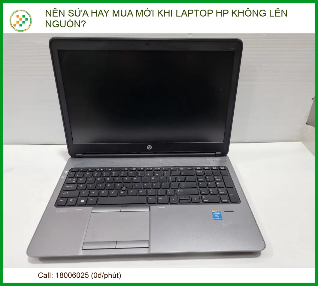 Nên sửa hay mua mới khi laptop HP không lên nguồn? Tư vấn từ chuyên gia