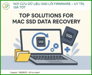 Địa Chỉ Cứu Dữ Liệu SSD Lỗi Firmware Uy Tín, Giá Tốt, Lấy Liền
